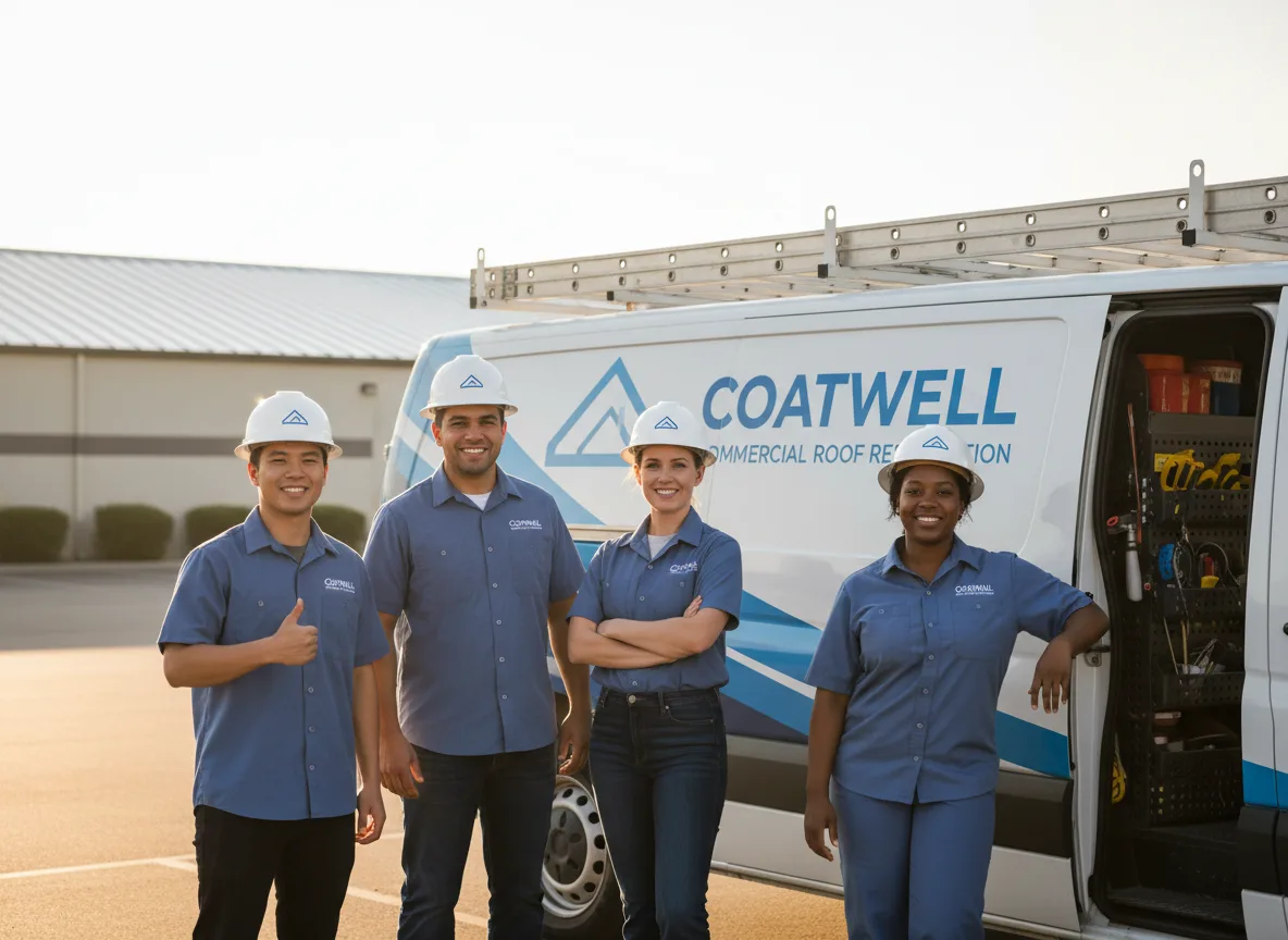 Commercial roof coating company in Leighton, IA